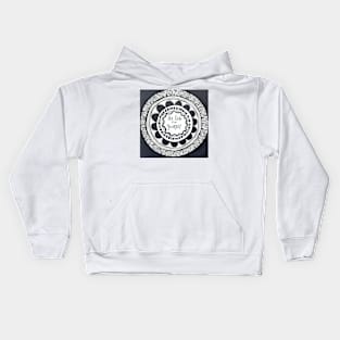 Be kind to yourself Mandala Kids Hoodie